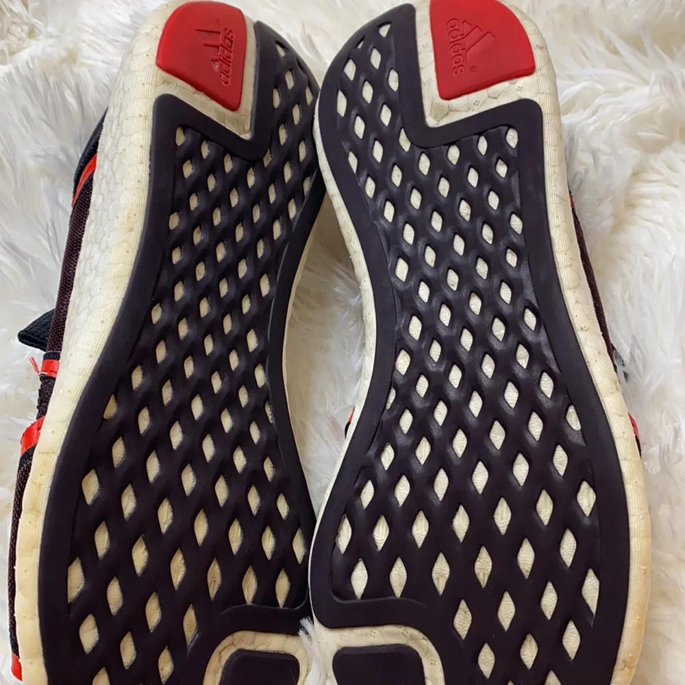 Adidas by Stella McCartney Black Red Purple Tennis Shoes Size 7.5